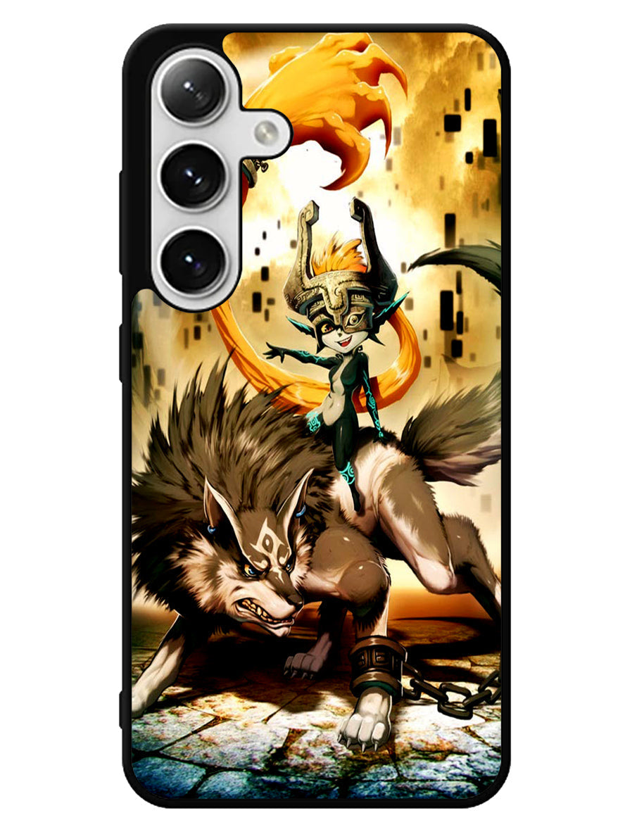 Zelda and wolf twilight princess Samsung Galaxy S24 5G Case