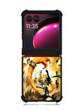 Zelda and wolf twilight princess Motorola Moto Razr Plus 2023 , Moto Razr+ 2023 Case