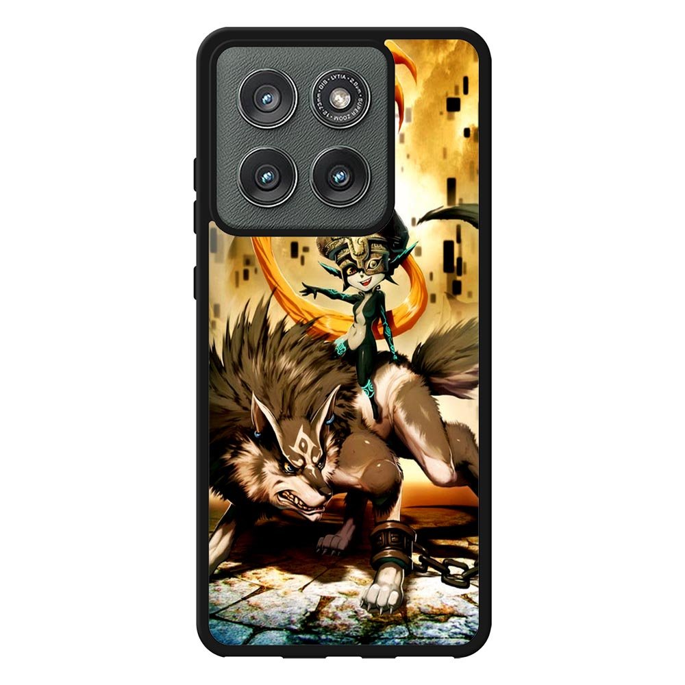 Zelda and wolf twilight princess Motorola Moto Edge 2025 Case