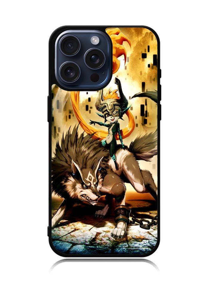 Zelda and wolf twilight princess iPhone 15 Pro Max Case