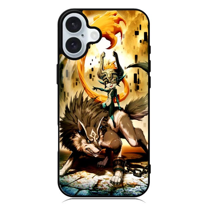 Zelda and wolf twilight princess iPhone 16 Case
