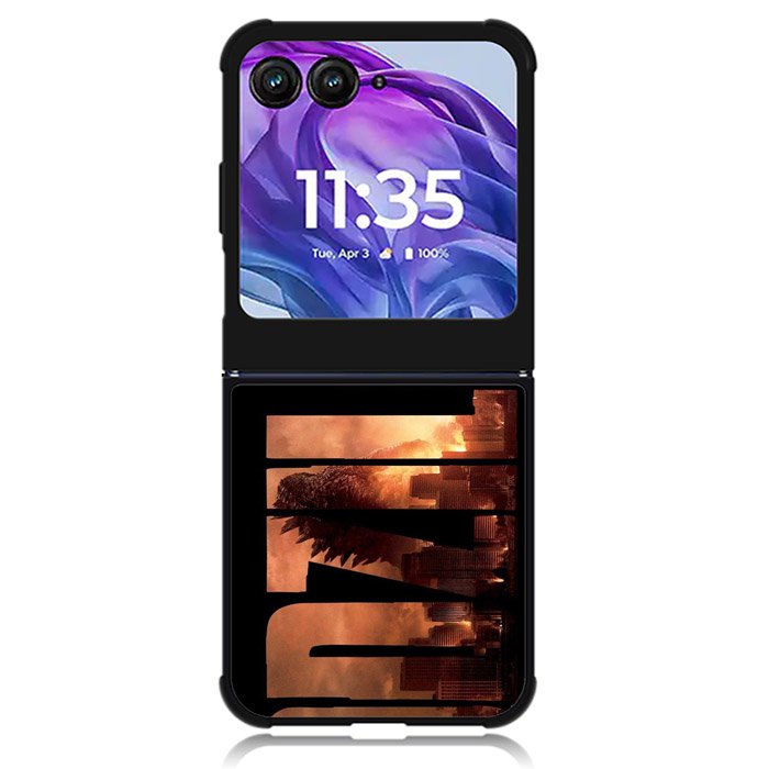 Godzilla font Motorola Moto Razr Plus 2024 , Moto Razr+ 2024 Case