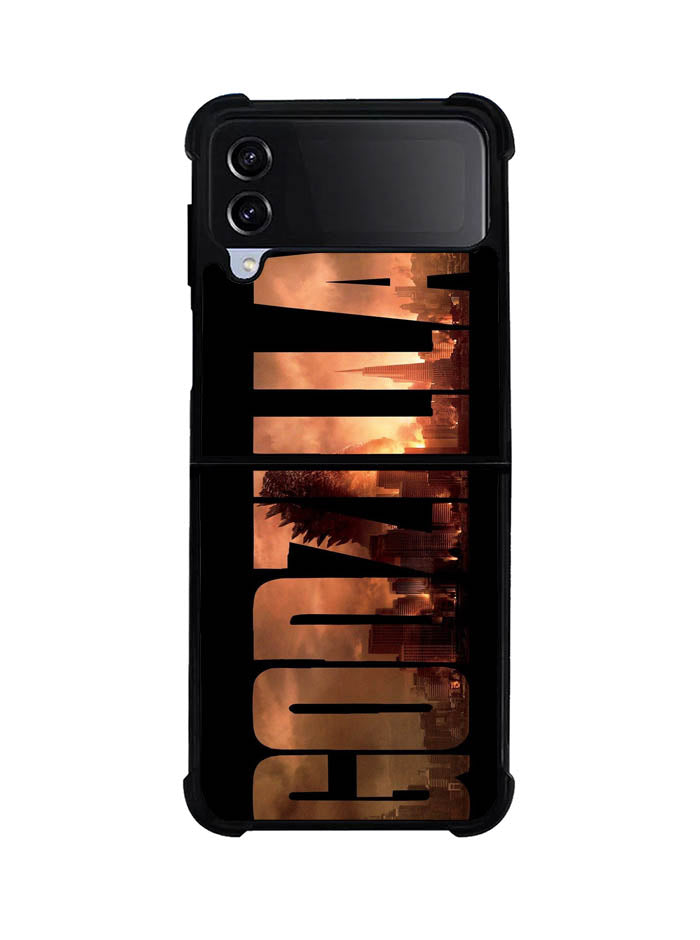Godzilla font Samsung Galaxy Z Flip 4 5G 2022 Case