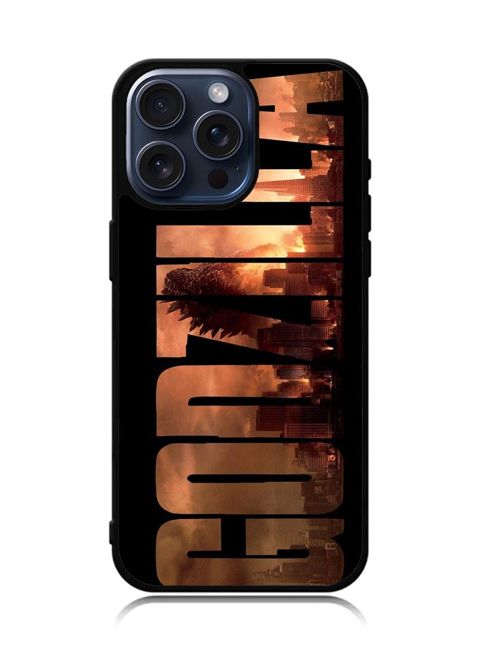 Godzilla font iPhone 15 Pro Max Case