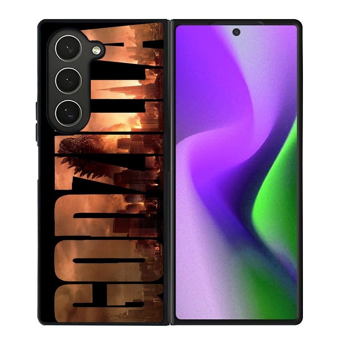 Godzilla font Samsung Galaxy Z Fold 6 Case