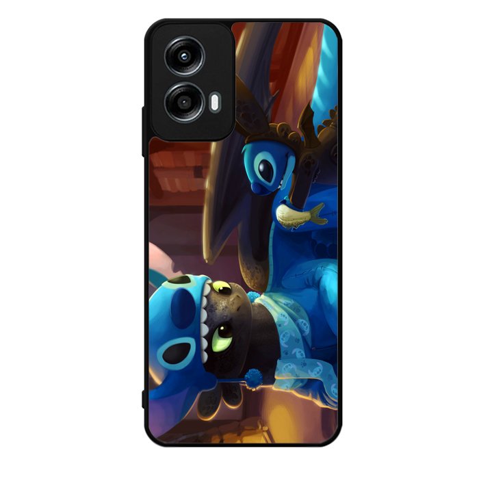 Toothless and Stitch Parody Motorola Moto G Play 2024 Case OV0550
