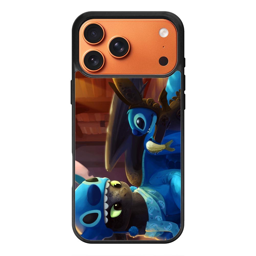 Toothless and Stitch Parody iPhone 17 Pro Max Case QC0550