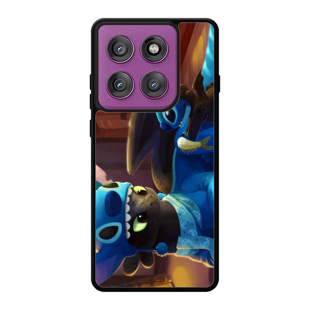 Toothless and Stitch Parody Motorola Moto Edge 60 Pro Case QC0550