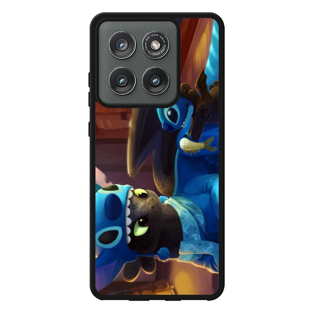Toothless and Stitch Parody Motorola Moto Edge 2025 Case QC0550