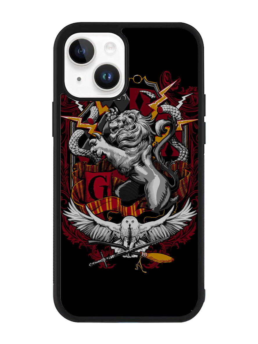 Harry Potter Crest Gryffindor iPhone 14 Plus Case QC0563