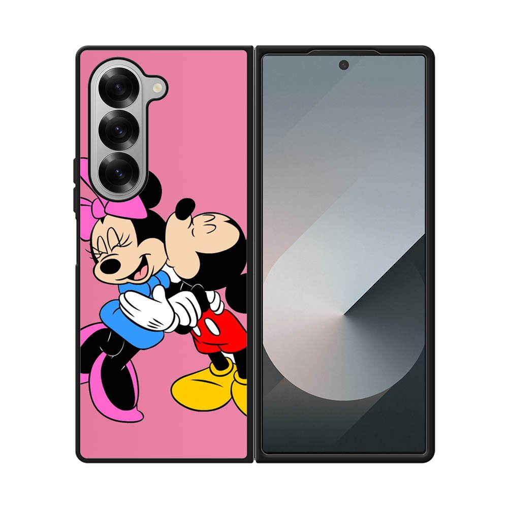 Romantic Mickey and Minnie Mouse Samsung Galaxy Z Fold 7 5G Case QC2667
