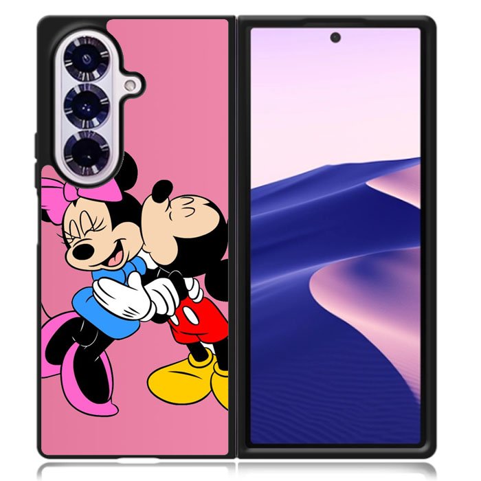 Romantic Mickey and Minnie Mouse Samsung Galaxy Z Fold 7 Case OV2667