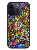All Disney Heroes Stained Glass iPhone 14 Pro Case