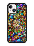 All Disney Heroes Stained Glass iPhone 15 Plus Case OV3794