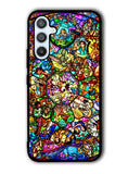 All Disney Heroes Stained Glass Samsung Galaxy A54 5G Case