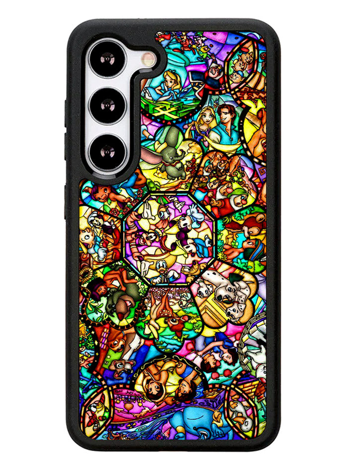 All Disney Heroes Stained Glass Samsung Galaxy S23 Plus 5G / Samsung Galaxy S23+ 5G Case
