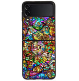 All Disney Heroes Stained Glass Samsung Galaxy Z Flip 4 5G 2022 Case