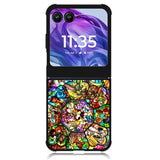 All Disney Heroes Stained Glass Motorola Moto Razr Plus 2024 , Moto Razr+ 2024 Case