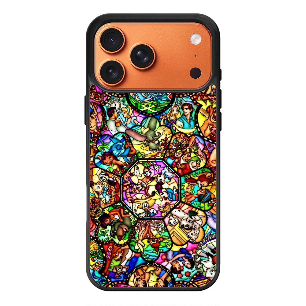 All Disney Heroes Stained Glass Samsung Galaxy S26 Case