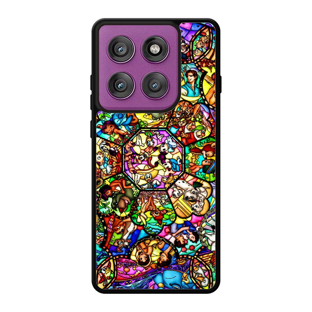 All Disney Heroes Stained Glass Motorola Moto Edge 60 Pro Case