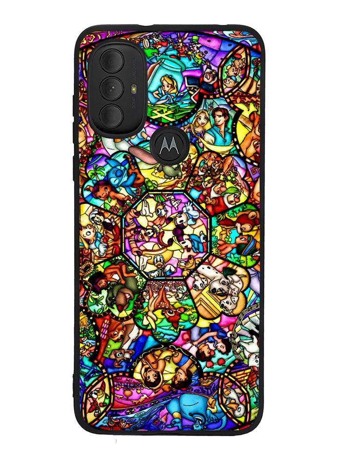 All Disney Heroes Stained Glass Motorola Moto G Pure 2021 , Moto G Power 2022 Case