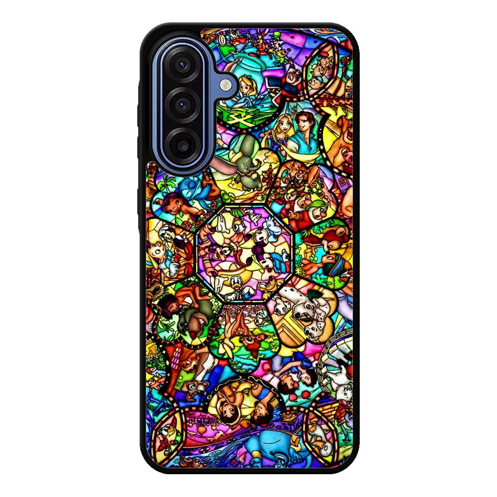 All Disney Heroes Stained Glass Samsung Galaxy A17 Case