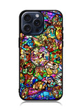 All Disney Heroes Stained Glass iPhone 15 Pro Max Case