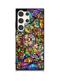 All Disney Heroes Stained Glass Samsung Galaxy S25 Ultra 5G Case