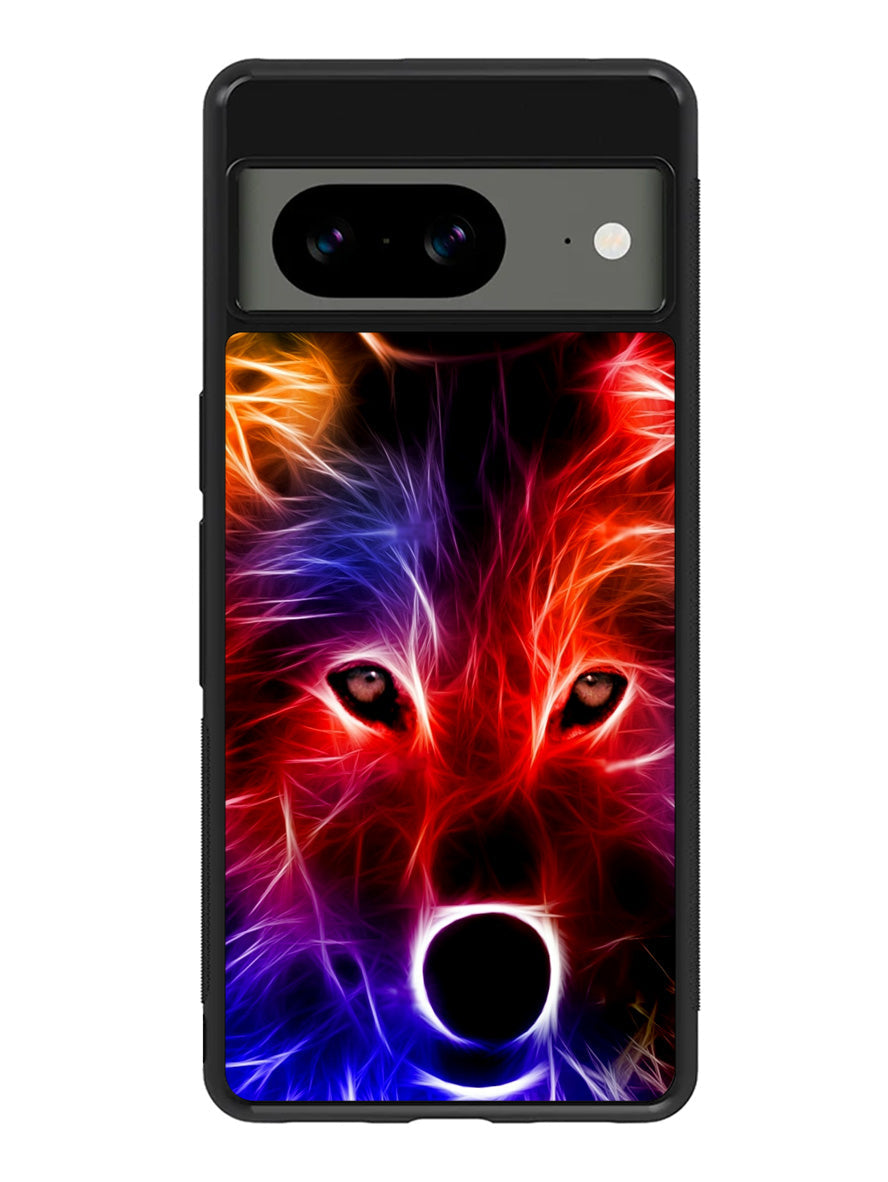wolf glow line Google Pixel 8A Case QC0567