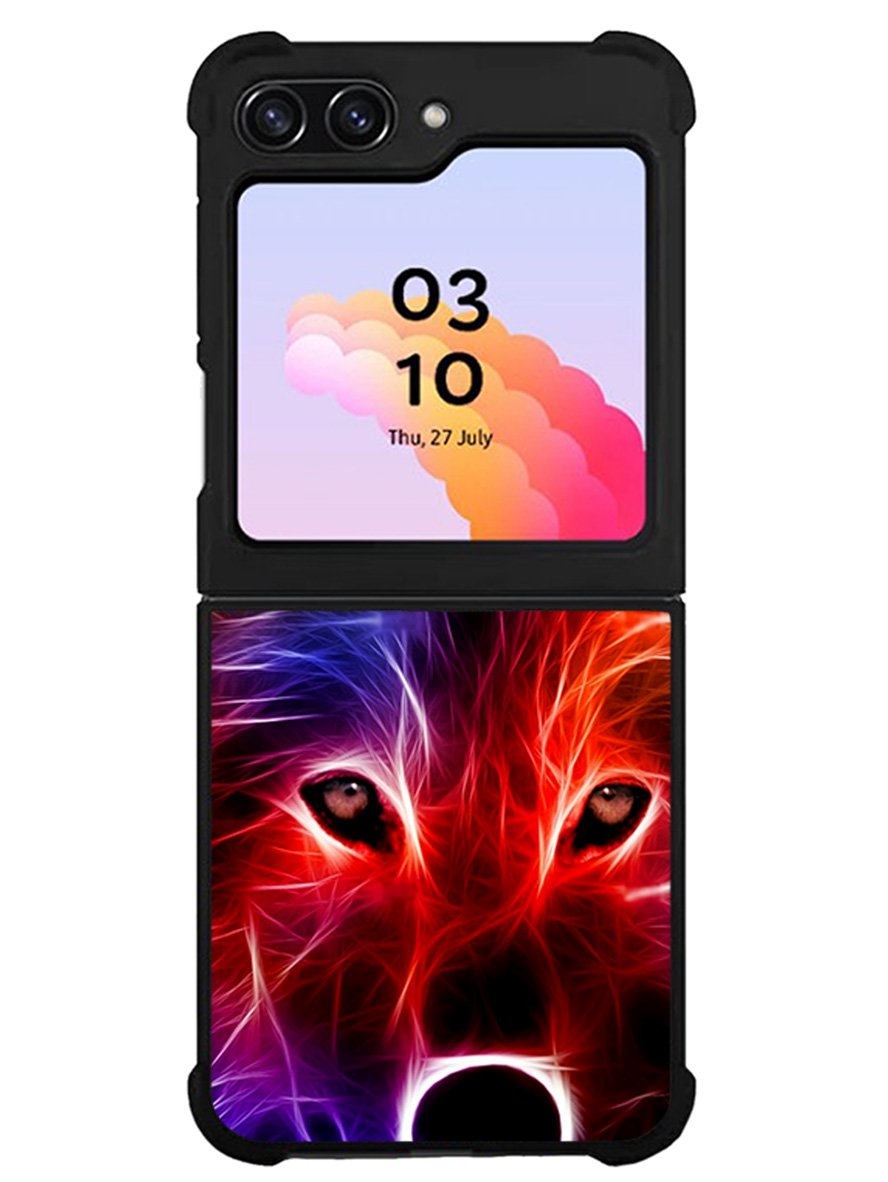 wolf glow line Samsung Galaxy Z Flip 5 5G 2023 Case OV0567