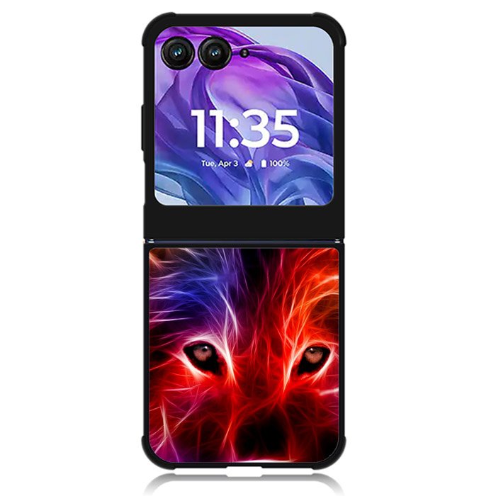 wolf glow line Motorola Moto Razr Plus 2024 , Moto Razr+ 2024 Case OV0567