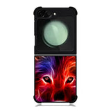 wolf glow line Samsung Galaxy Z Flip 6 5G 2024 Case OV0567