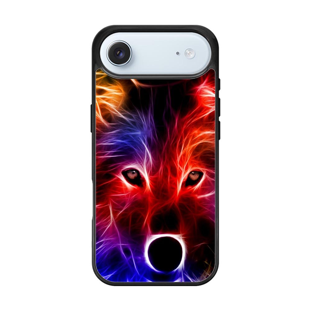 wolf glow line iPhone Air Case QC0567