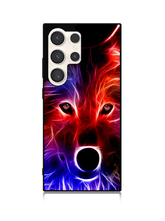wolf glow line Samsung Galaxy S25 Ultra 5G Case QC0567