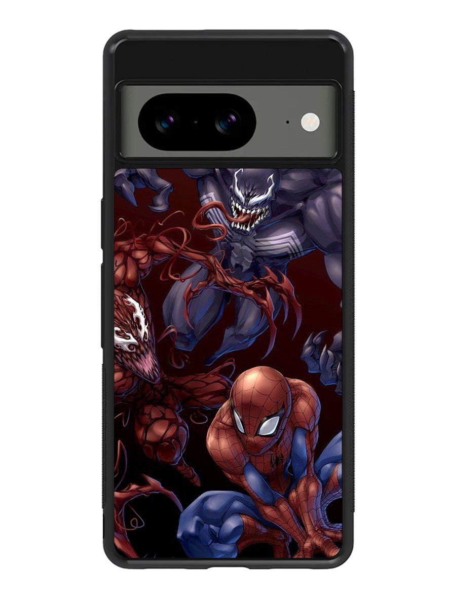 Spiderman Venom Carnage Back Google Pixel 8A Case QC0573