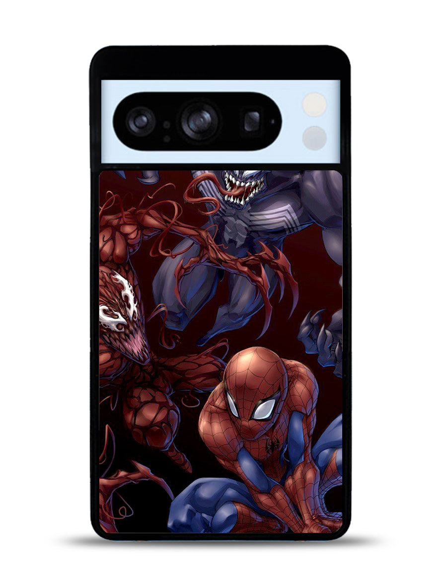 Spiderman Venom Carnage Back Google Pixel 8 Pro Case QC0573