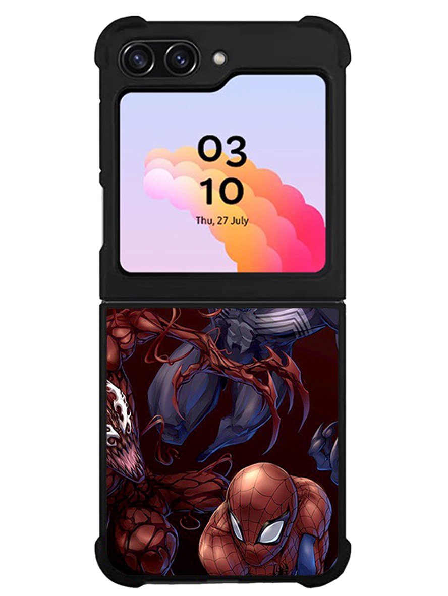 Spiderman Venom Carnage Back Samsung Galaxy Z Flip 5 5G 2023 Case OV0573