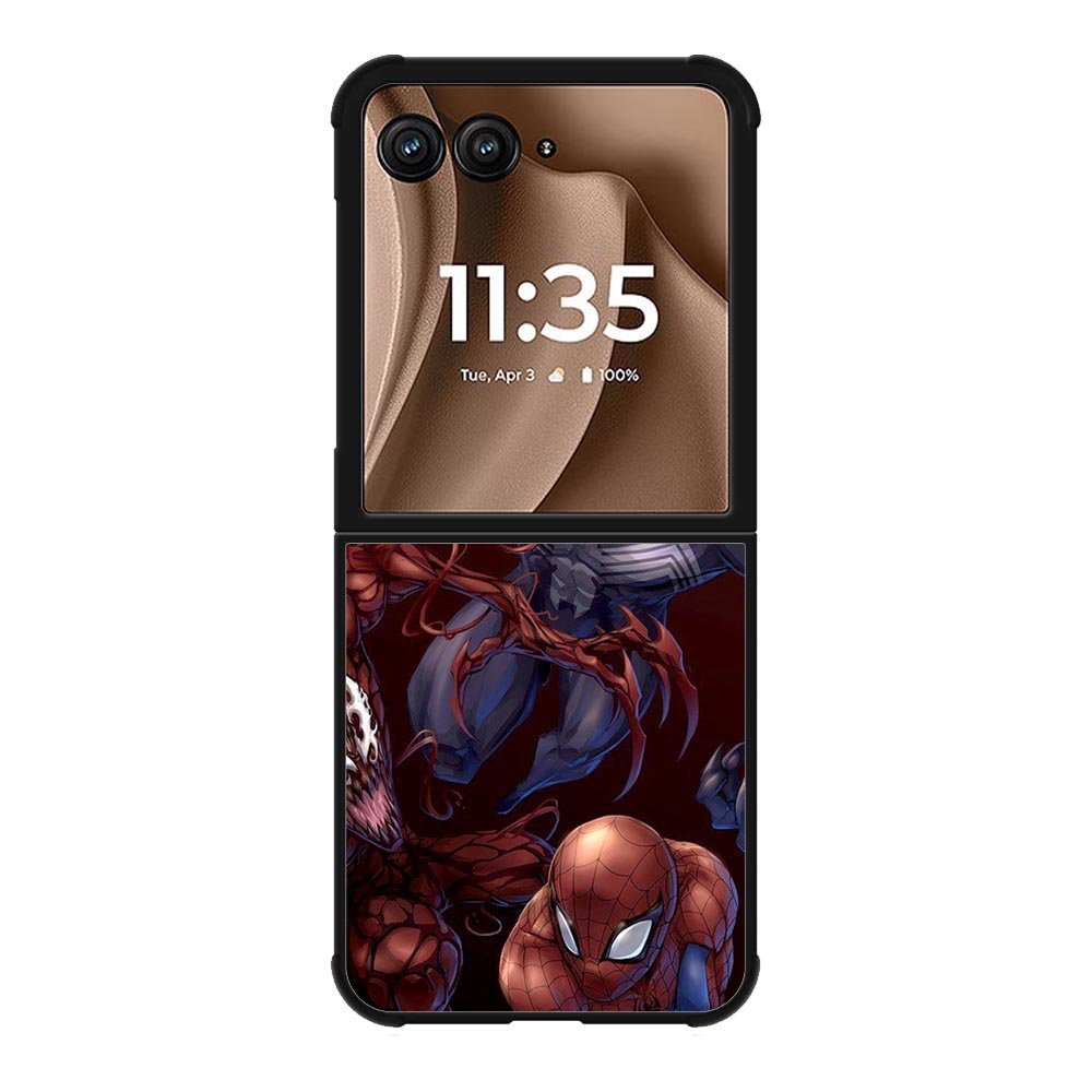 Spiderman Venom Carnage Back Motorola Moto RAZR Plus 2025 Case OV0573