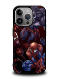Spiderman Venom Carnage Back iPhone 16 Pro Case OV0573