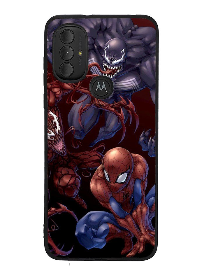 Spiderman Venom Carnage Back Motorola Moto G Pure 2021 , Moto G Power 2022 Case OV0573