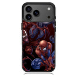 Spiderman Venom Carnage Back iPhone 17 Pro Case RC0573