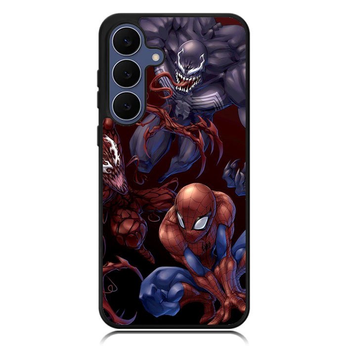 Spiderman Venom Carnage Back Samsung Galaxy S25 FE Case OV0573