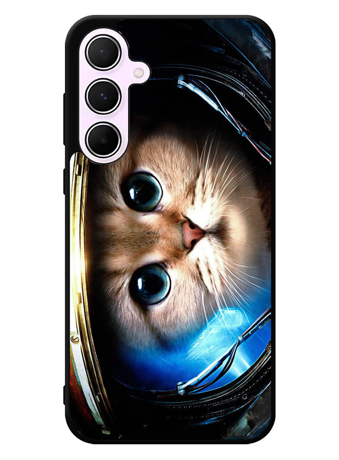 Space Cat Samsung Galaxy A35 5G Case