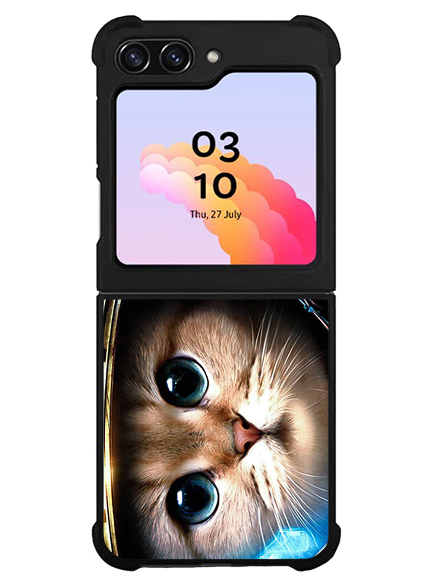 Space Cat Samsung Galaxy Z Flip 5 5G 2023 Case