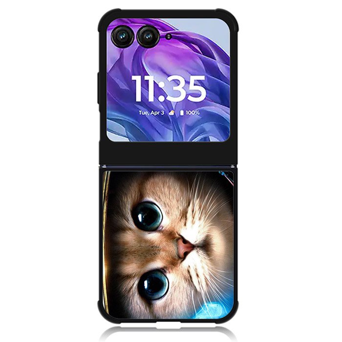 Space Cat Motorola Moto Razr Plus 2024 , Moto Razr+ 2024 Case