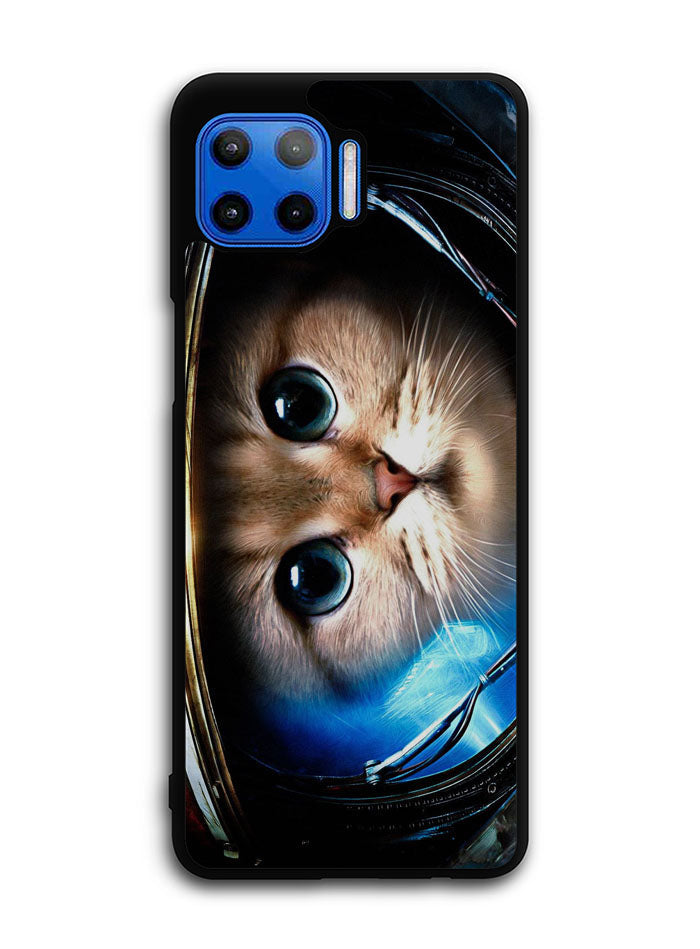Space Cat Motorola Moto One 5G Case , Moto One 5G UW Case , Moto G 5G Plus Case