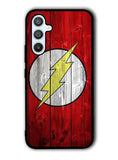 Flash SUperhero Logo on Wood Samsung Galaxy A14 5G Case QC4872