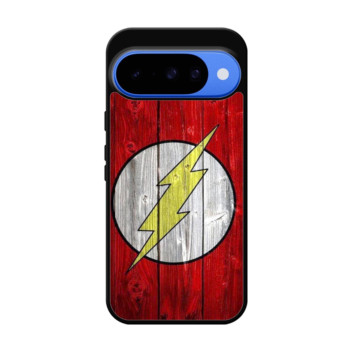 Flash SUperhero Logo on Wood Google Pixel 10 Case OV4872