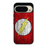 Flash SUperhero Logo on Wood Google Pixel 10 Pro XL Case OV4872