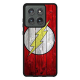 Flash SUperhero Logo on Wood Motorola Moto Edge 2025 Case OV4872